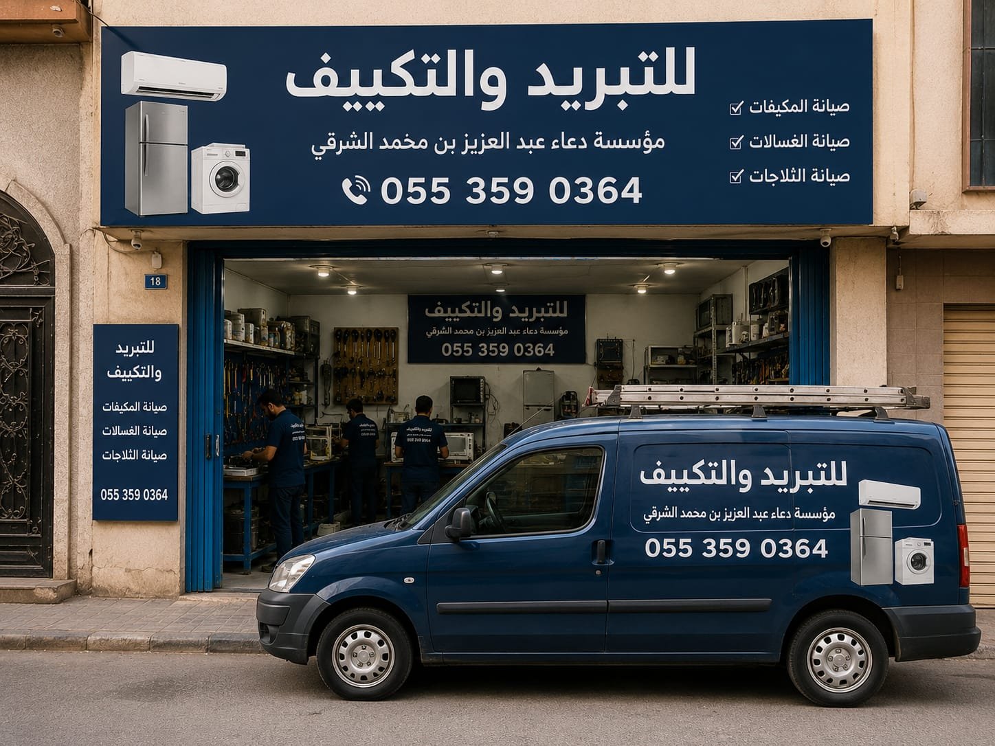 Doaa Abdulaziz Bin Mohammed Al-Sharqi Est. HVAC and appliance repair service technicians in Saudi Arabia